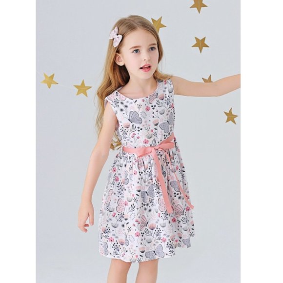 First Birthday Spring Easter Girl Outfit Clothes Dress Butterfly Encanto - Picture 1 of 7